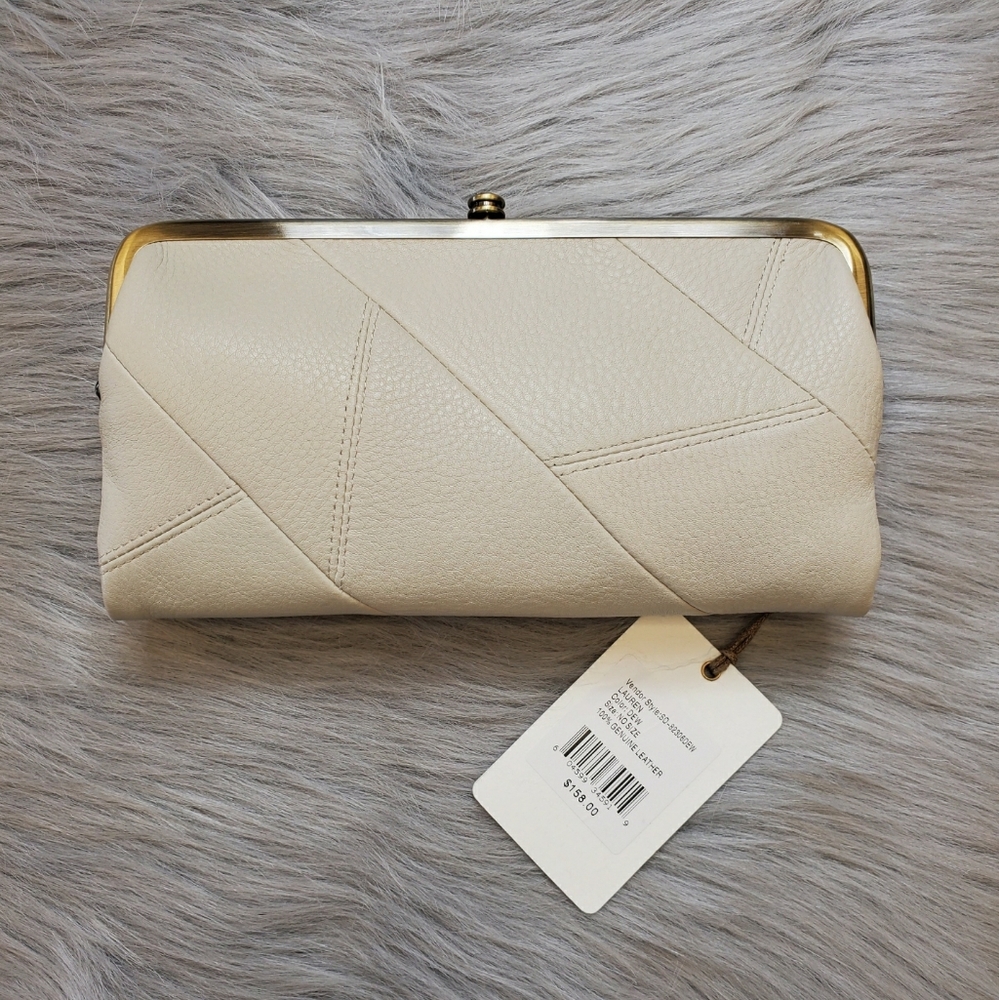HOBO Lauren Leather Wallet NEW Retail $158
